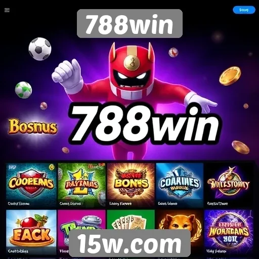 Variedade de jogos disponíveis no 788win